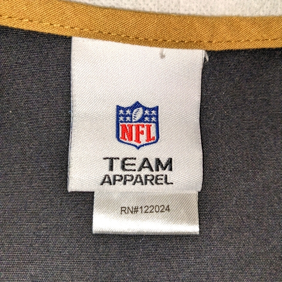 NFL Team Apparel New Orleans Saints Short Sleeve Scrub Shirt - Picture 8 of 10